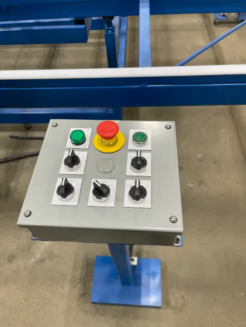 Custom control panel for material handling equipment 2